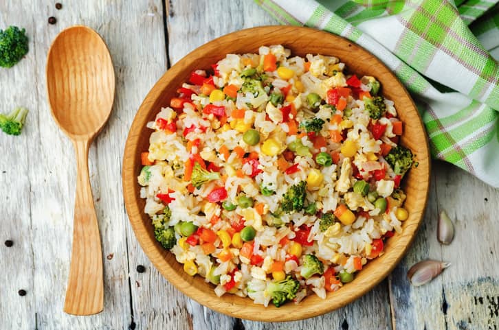 תוצאת תמונה עבור אורז עם ירקות